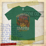 Send More Tourists Glacier National Park Montana 1992 Vintage Men's T-Shirt