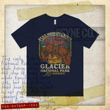 Send More Tourists Glacier National Park Montana 1992 Vintage Men's T-Shirt