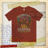 Send More Tourists Glacier National Park Montana 1992 Vintage Men's T-Shirt
