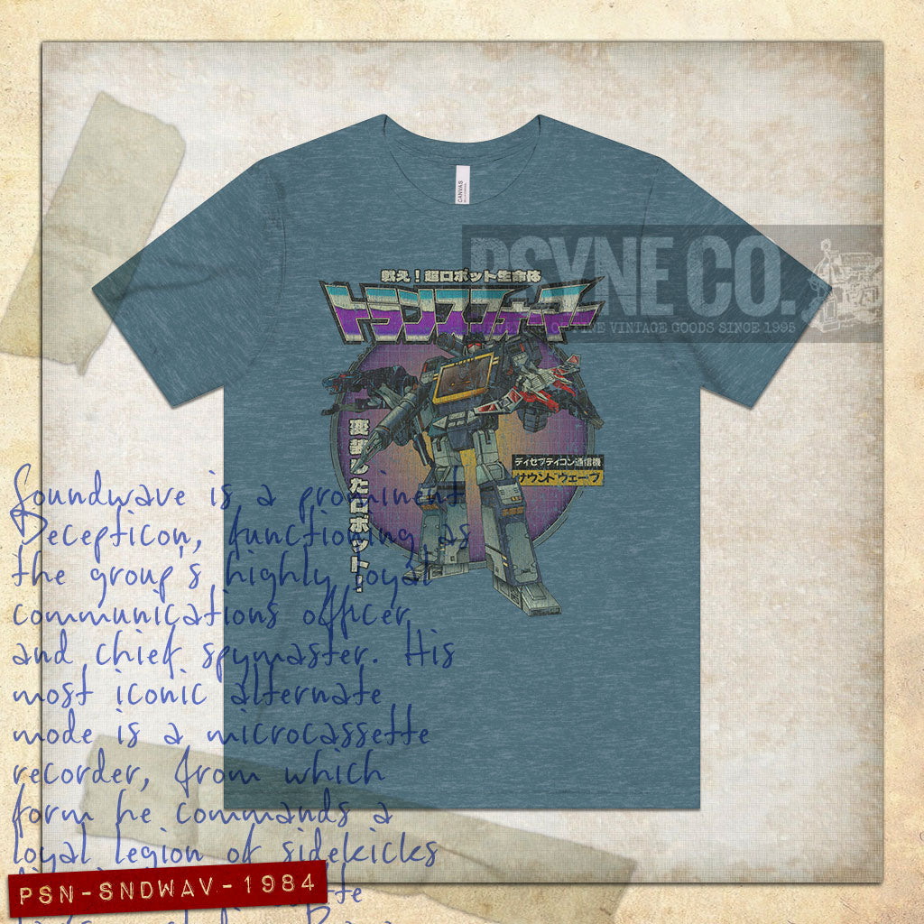 Soundwave G1 JDM 1984 Vintage Men's T-Shirt