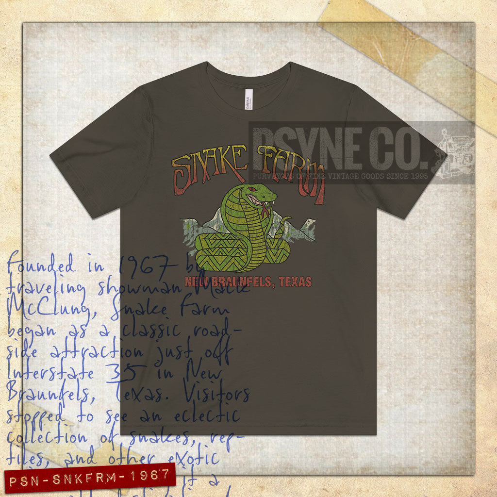 Snake Farm 1967 Vintage Men's T-Shirt