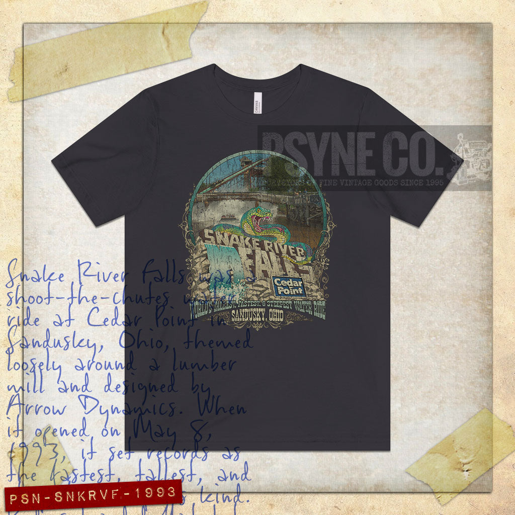 Snake River Falls 1993 Vintage Men's T-Shirt