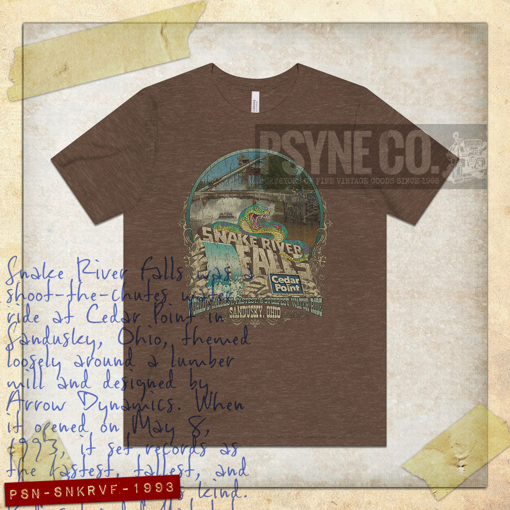 Snake River Falls 1993 Vintage Men's T-Shirt