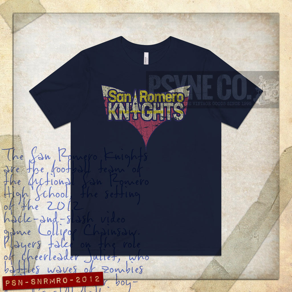 San Romero Knights 2012 Vintage Men's T-Shirt