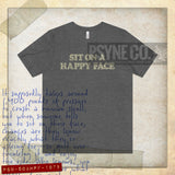 Sit on a Happy Face 1975 Vintage Men's T-Shirt