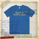 Sit on a Happy Face 1975 Vintage Men's T-Shirt