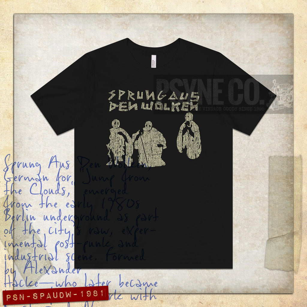Sprung Aus Den Wolken 1981 Vintage Men's T-Shirt