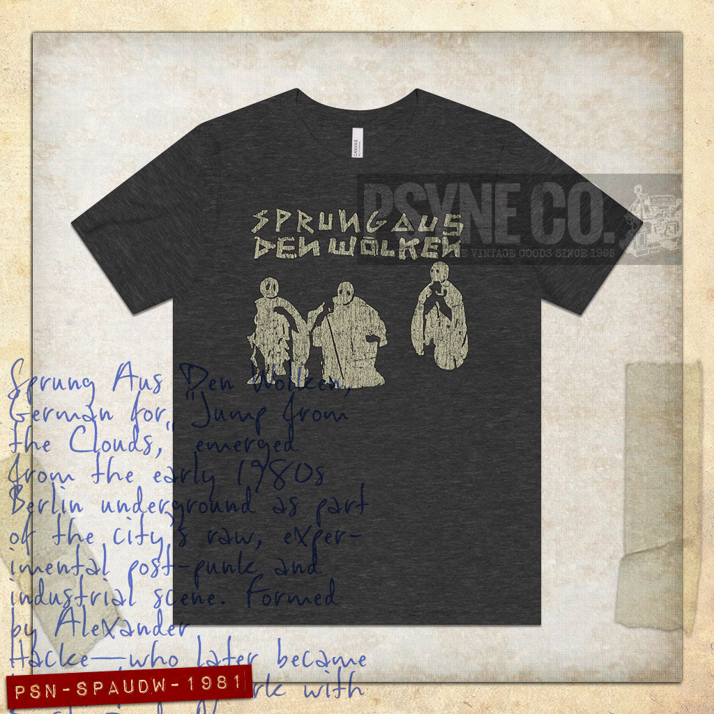 Sprung Aus Den Wolken 1981 Vintage Men's T-Shirt