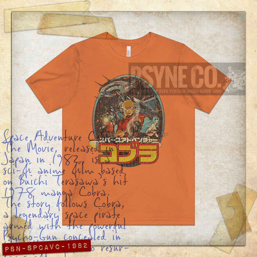Space Adventure Cobra 1982 Vintage Men's T-Shirt