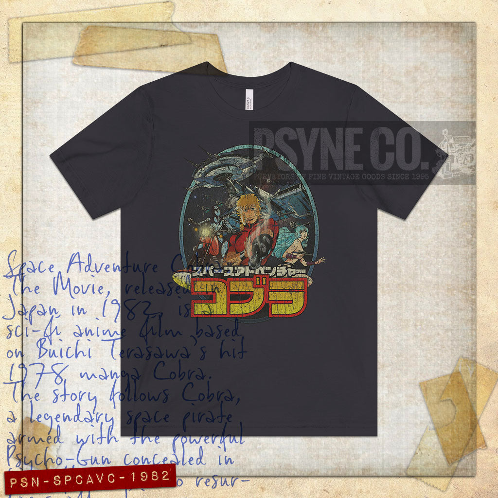 Space Adventure Cobra 1982 Vintage Men's T-Shirt