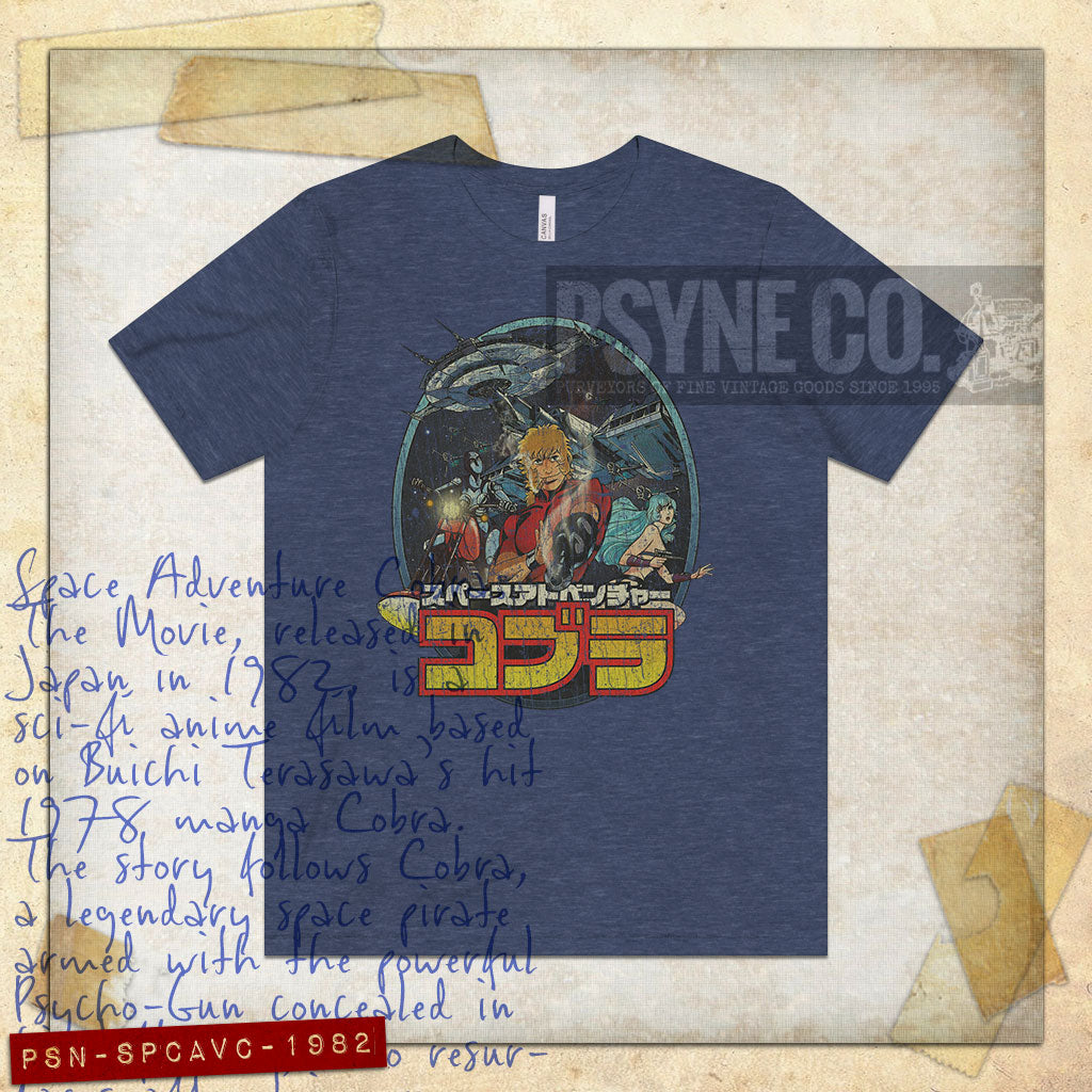 Space Adventure Cobra 1982 Vintage Men's T-Shirt