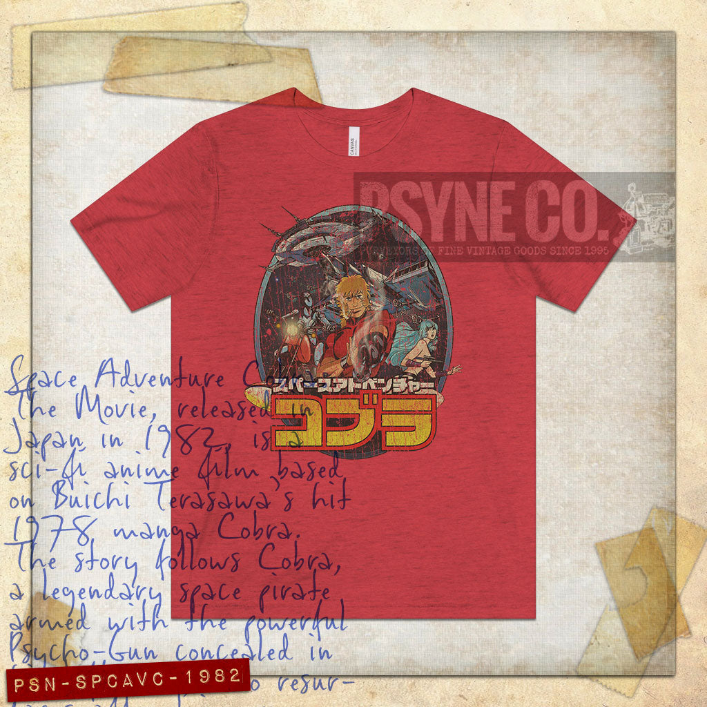 Space Adventure Cobra 1982 Vintage Men's T-Shirt