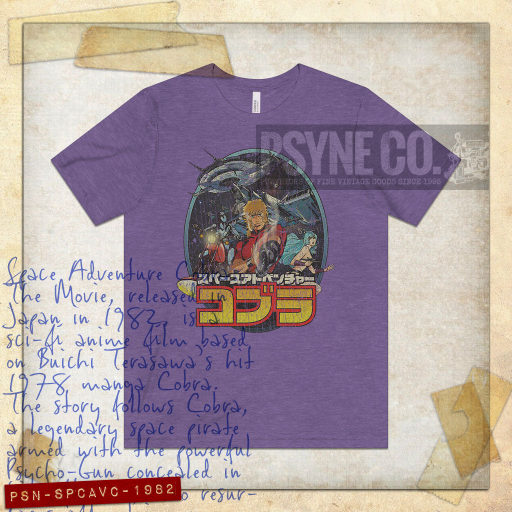 Space Adventure Cobra 1982 Vintage Men's T-Shirt