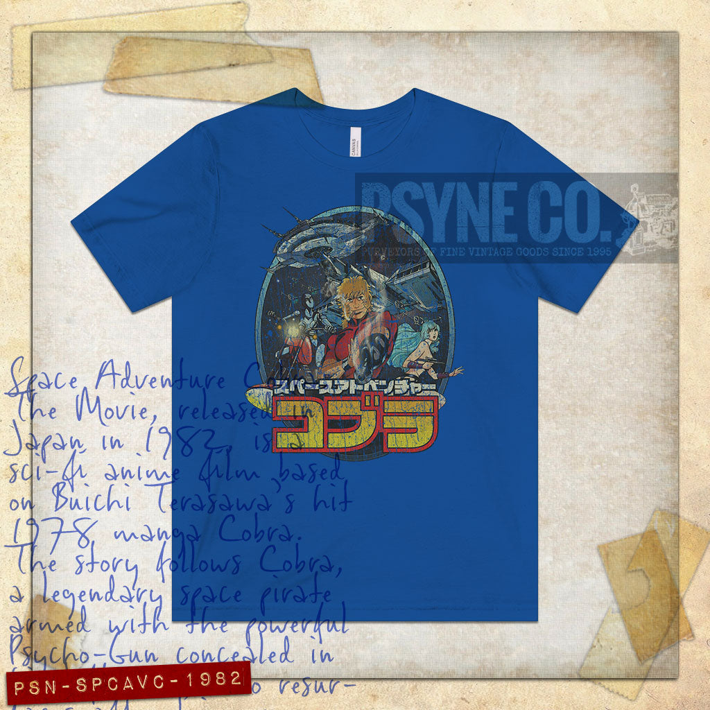 Space Adventure Cobra 1982 Vintage Men's T-Shirt
