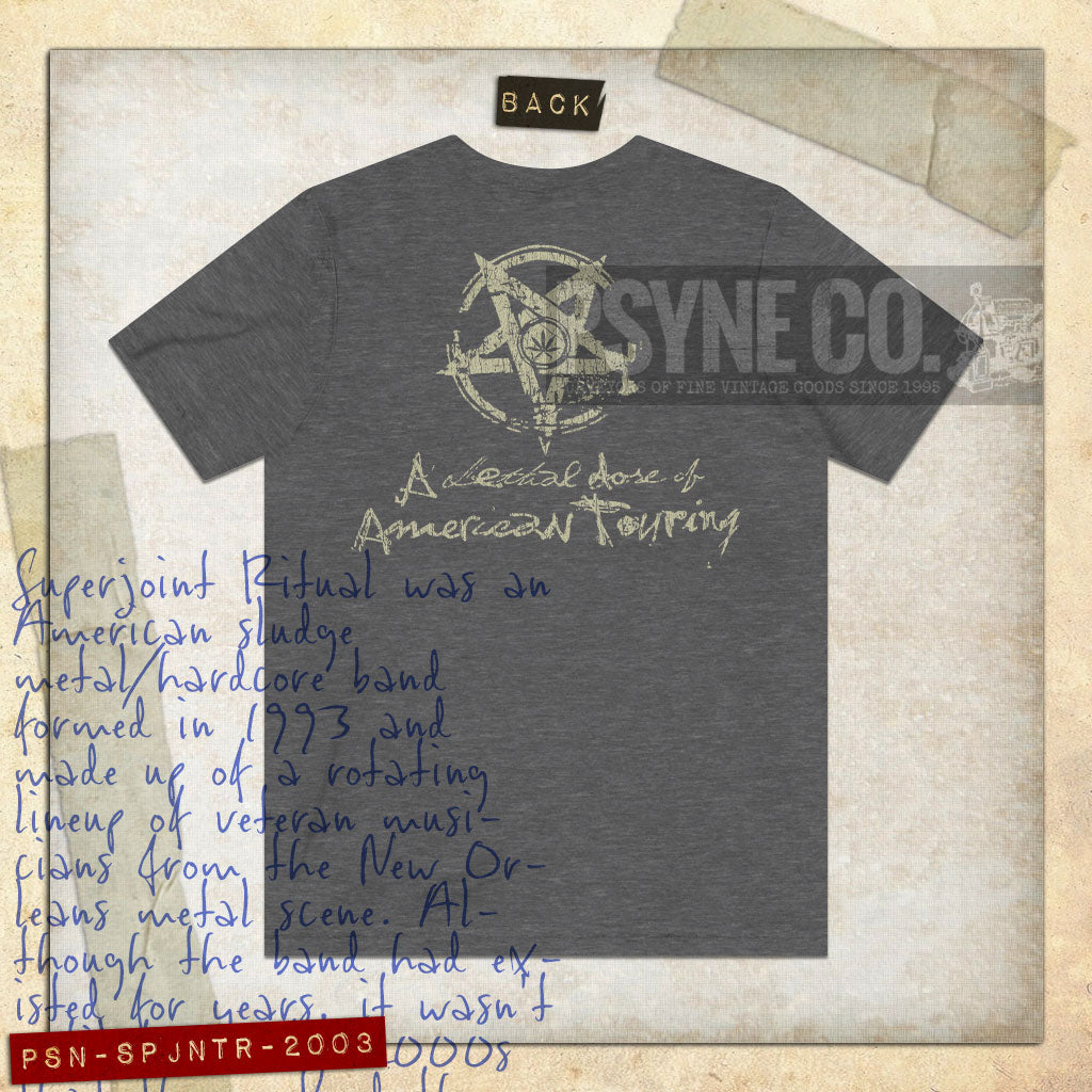 Superjoint Ritual Lethal Dose of American Touring 2003 F/B Vintage Men’s T-Shirt