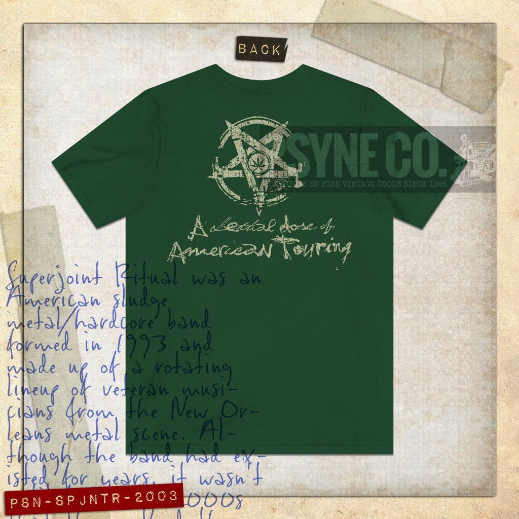 Superjoint Ritual Lethal Dose of American Touring 2003 F/B Vintage Men’s T-Shirt