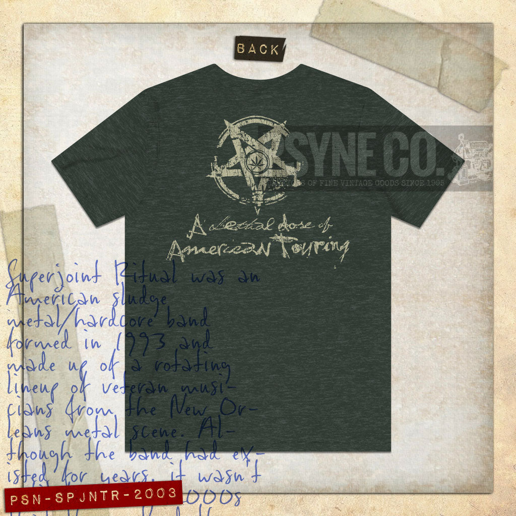 Superjoint Ritual Lethal Dose of American Touring 2003 F/B Vintage Men’s T-Shirt