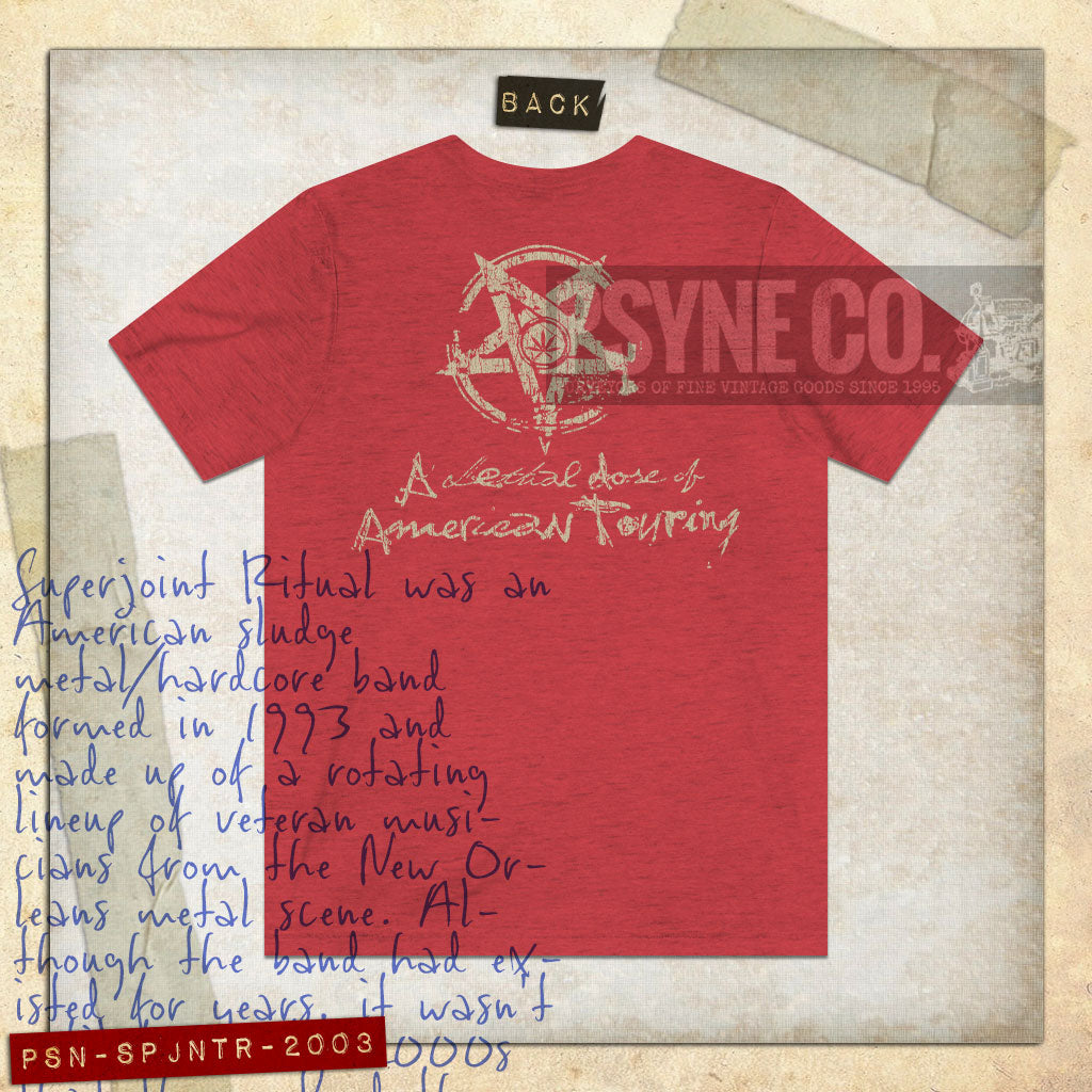 Superjoint Ritual Lethal Dose of American Touring 2003 F/B Vintage Men’s T-Shirt