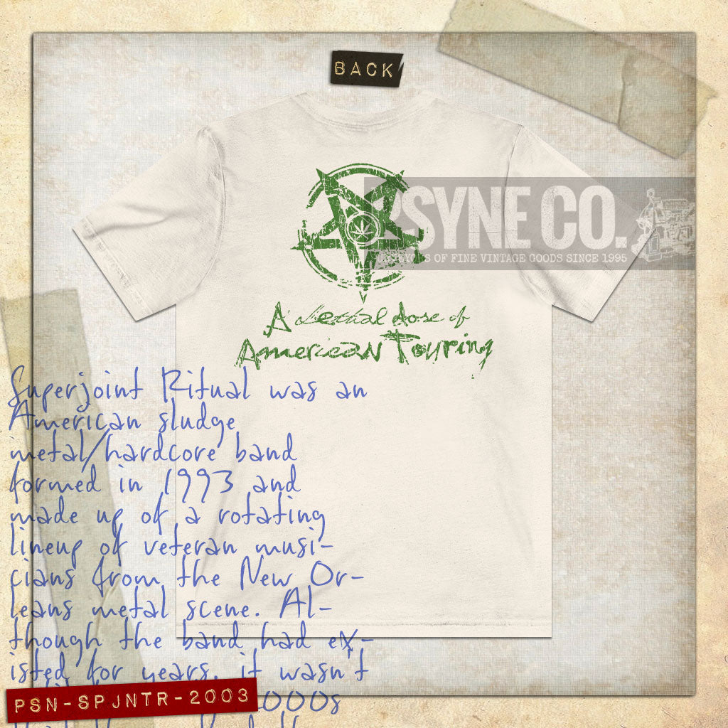 Superjoint Ritual Lethal Dose of American Touring 2003 F/B Vintage Men’s T-Shirt