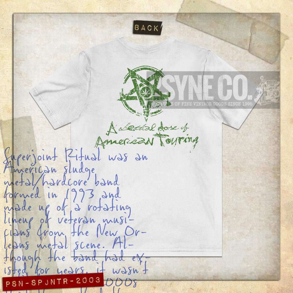 Superjoint Ritual Lethal Dose of American Touring 2003 F/B Vintage Men’s T-Shirt
