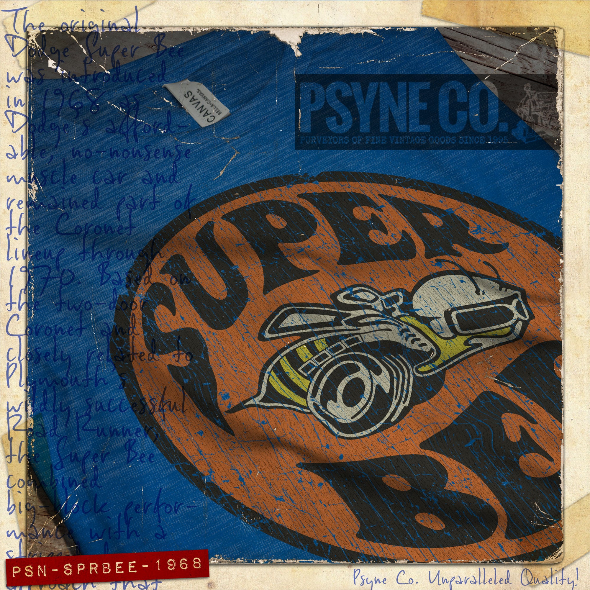 Super Bee 1968 Vintage Men's T-Shirt