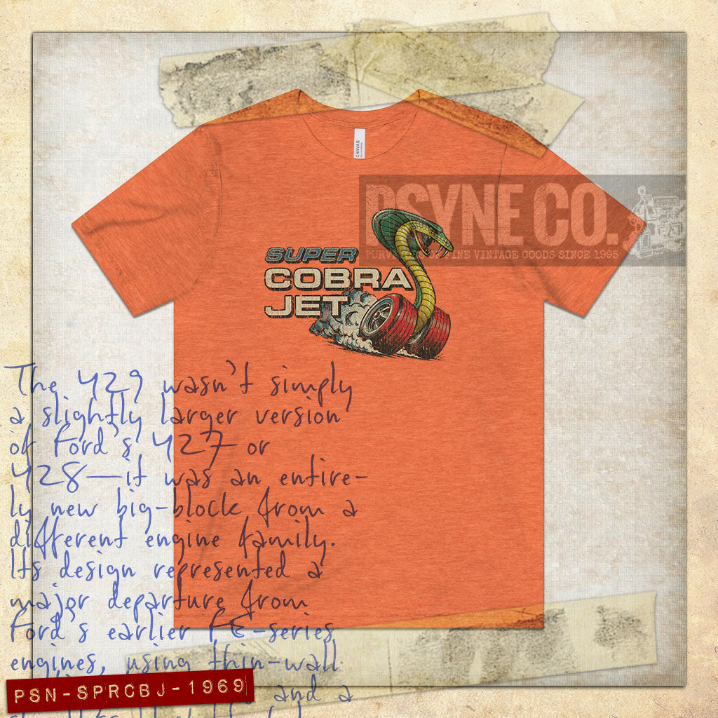 Super Cobra Jet 1969 Vintage Men's T-Shirt