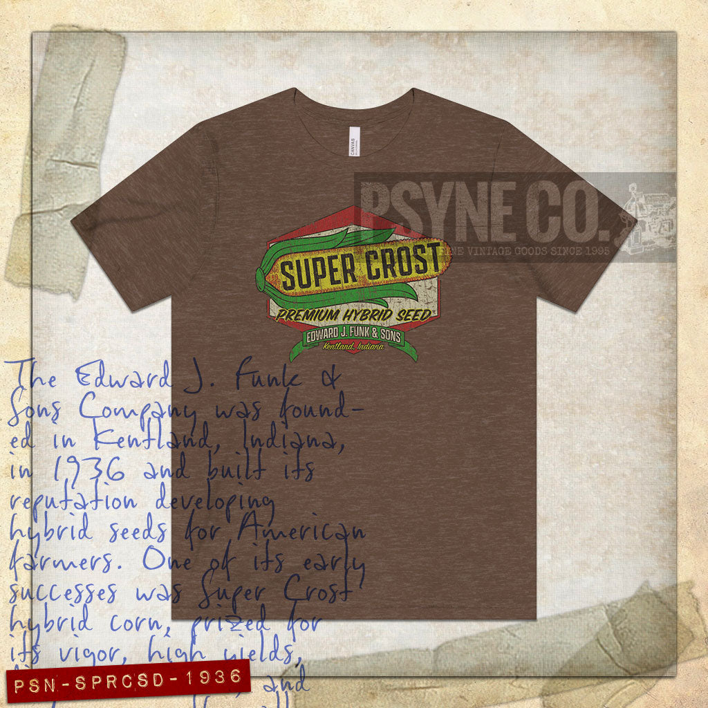 Super Crost Seeds 1936 Vintage Men's T-Shirt