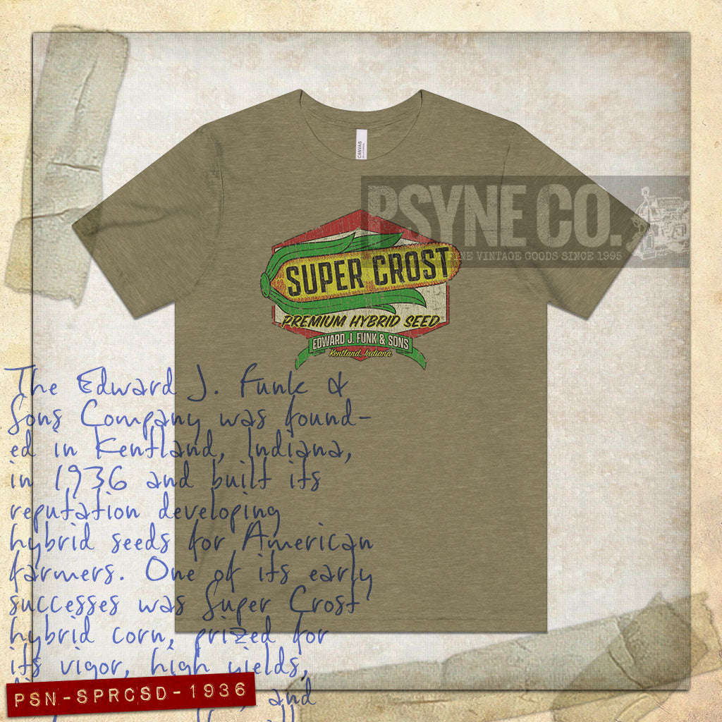 Super Crost Seeds 1936 Vintage Men's T-Shirt