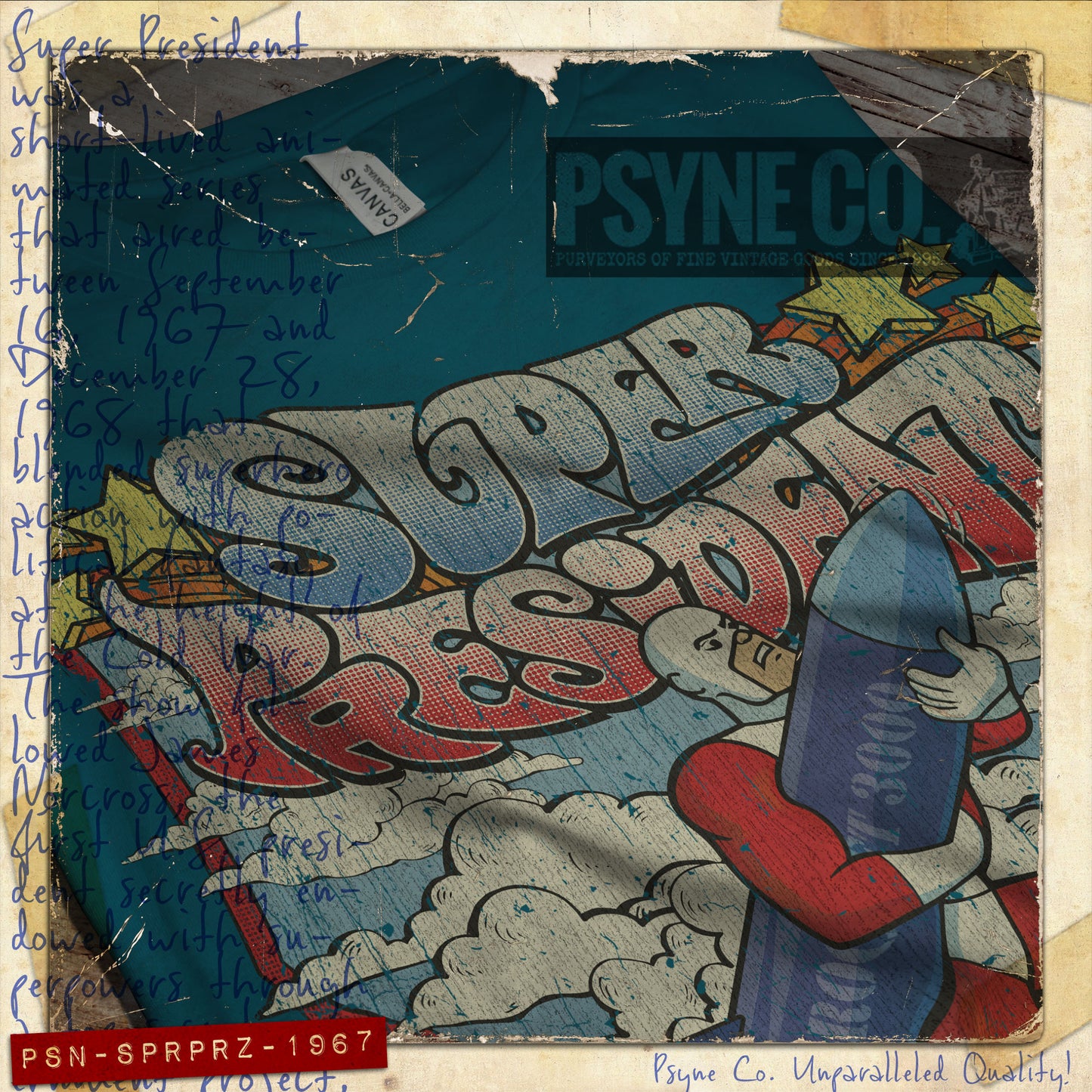 Super President 1967 Vintage Men's T-Shirt