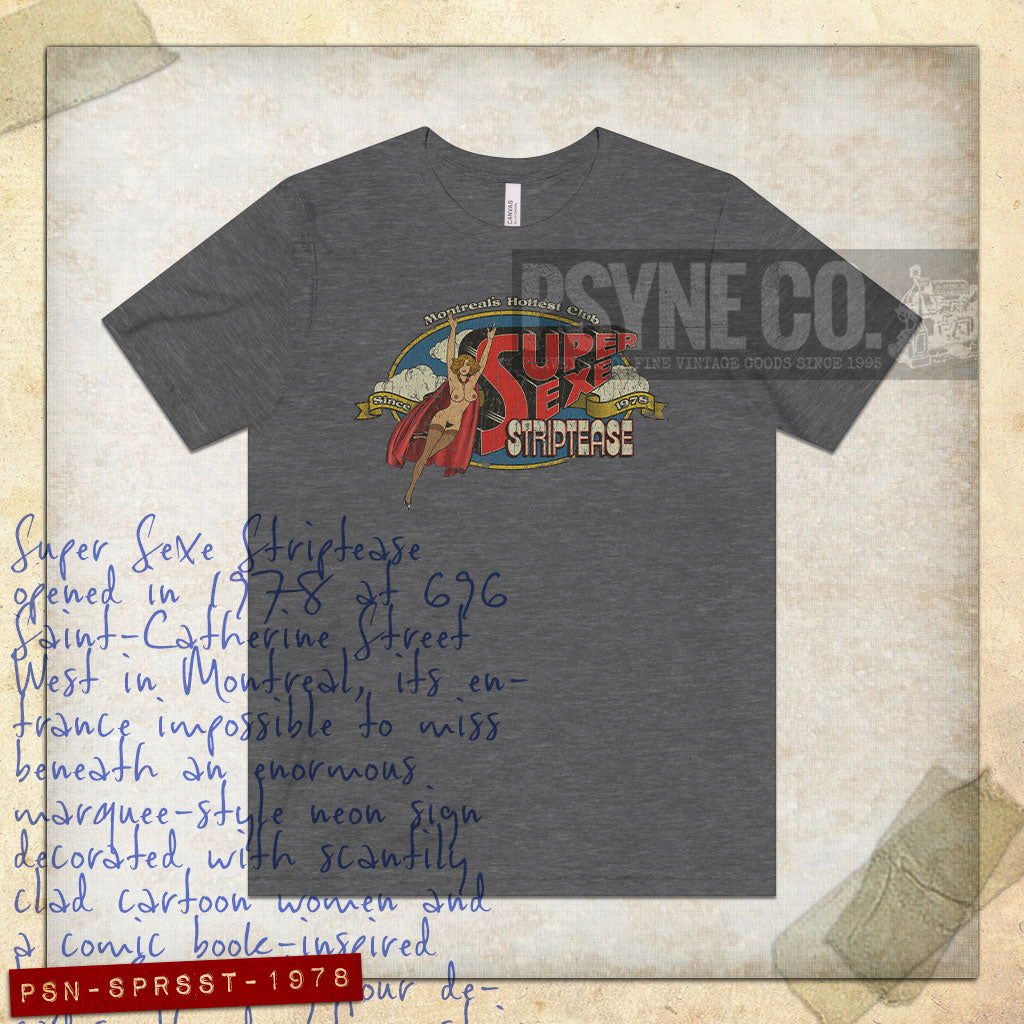 Super Sexe Striptease 1978 Vintage Men's T-Shirt