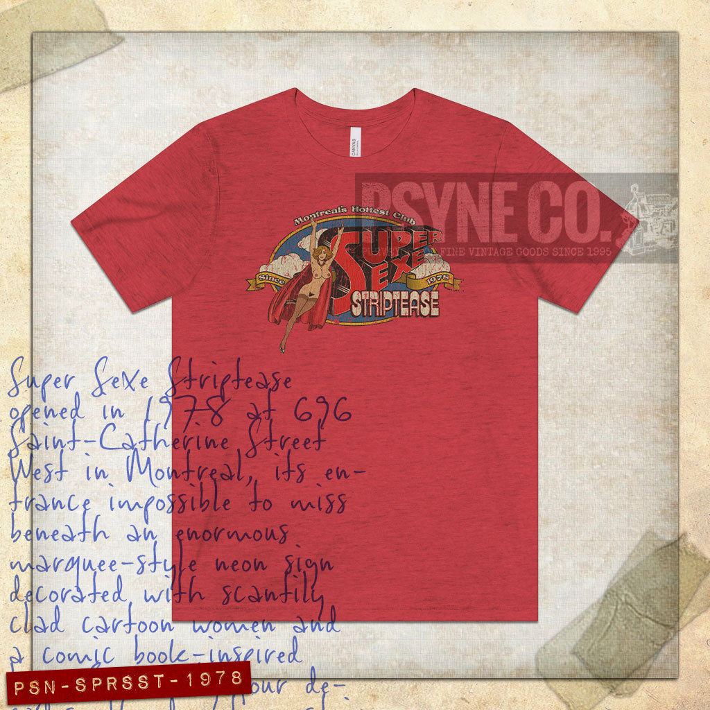 Super Sexe Striptease 1978 Vintage Men's T-Shirt