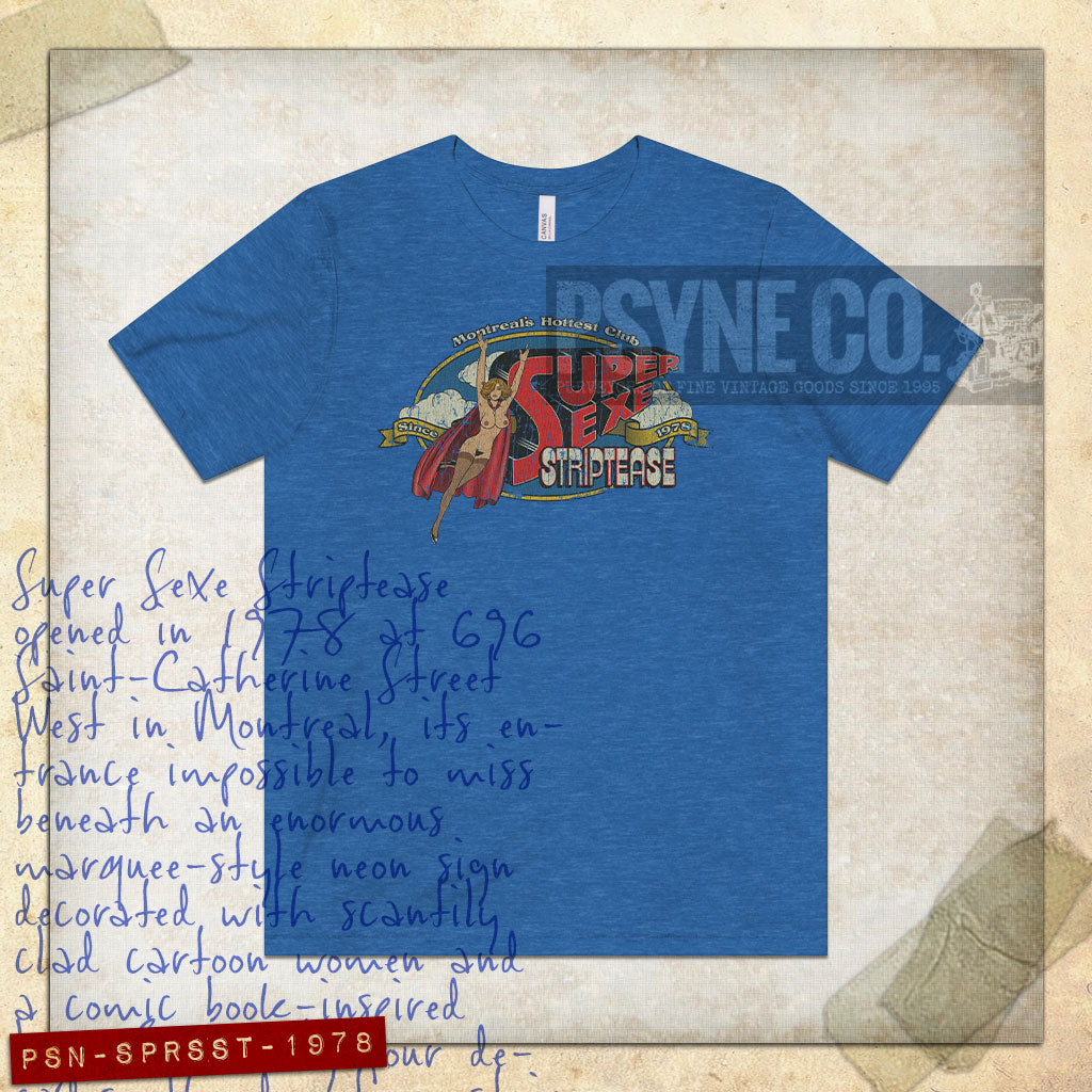 Super Sexe Striptease 1978 Vintage Men's T-Shirt