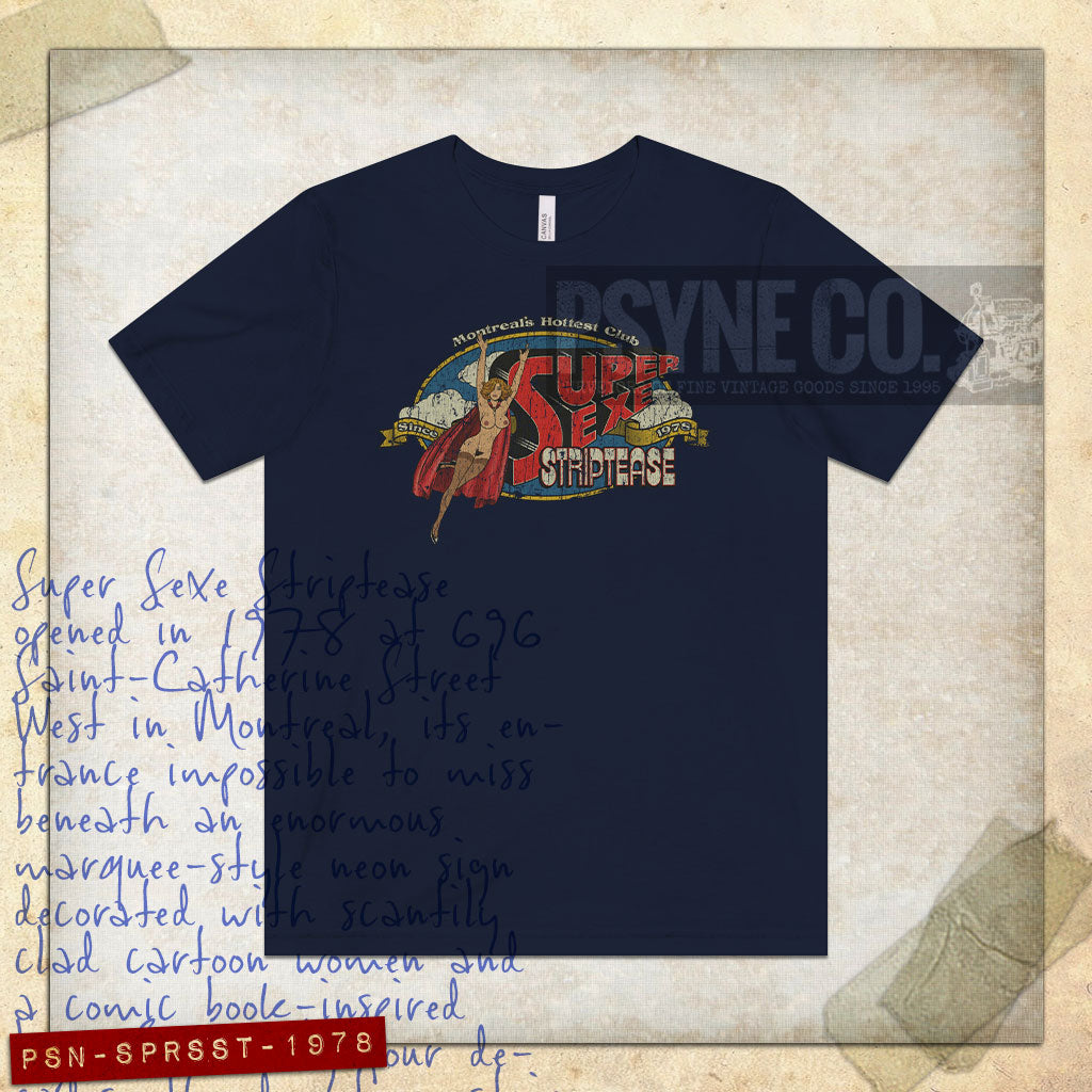 Super Sexe Striptease 1978 Vintage Men's T-Shirt