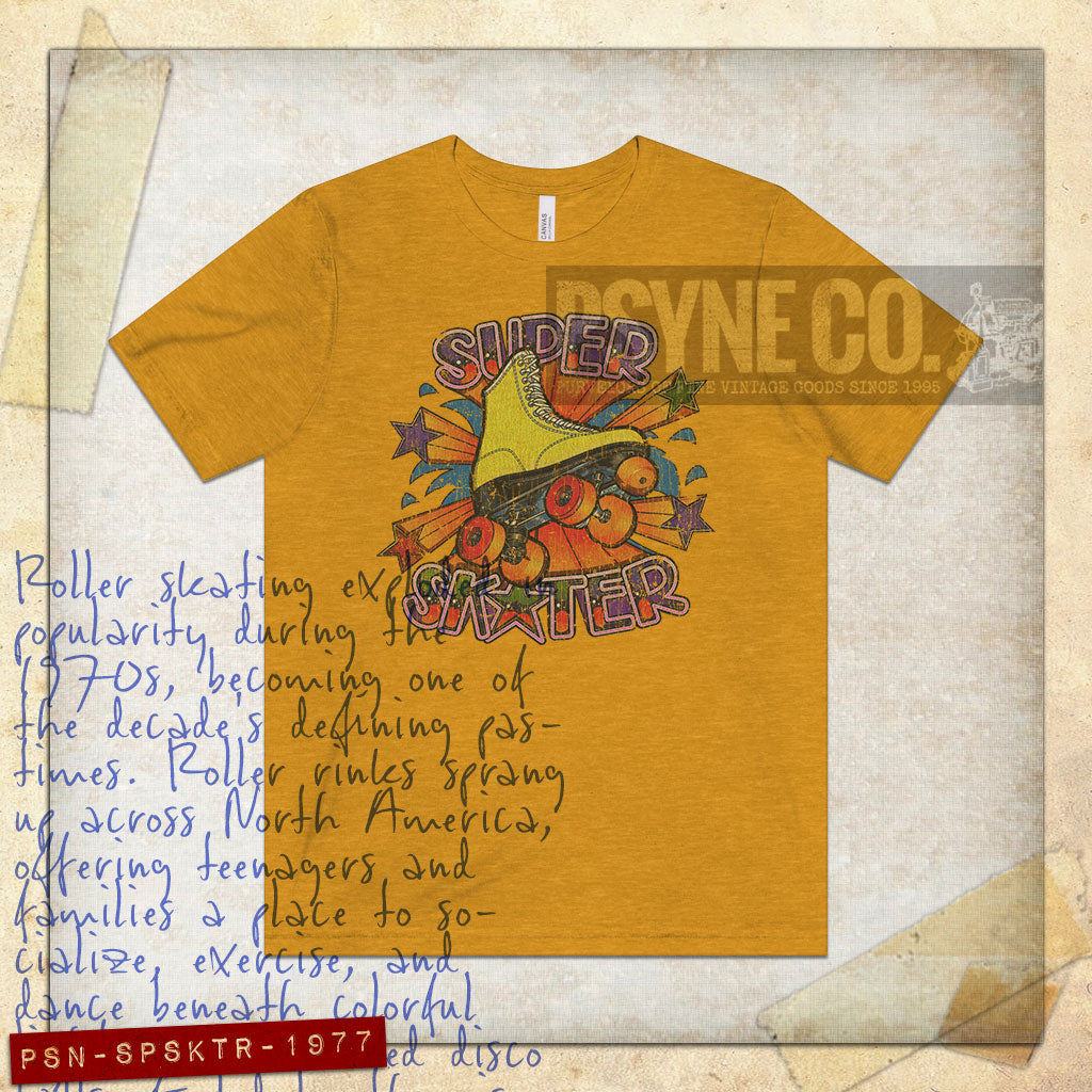 Super Skater 1977 Vintage Men’s T-Shirt