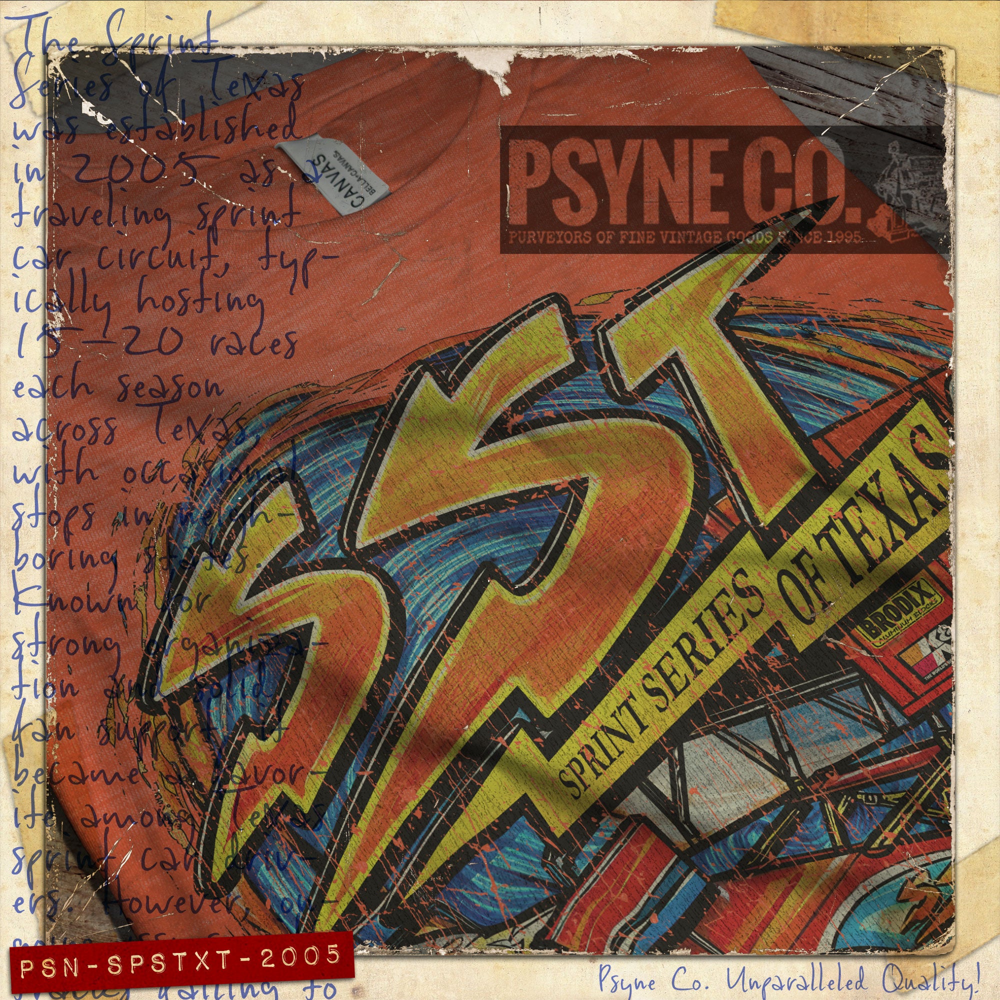 Sprint Series of Texas Tour 2005 Vintage Men's T-Shirt