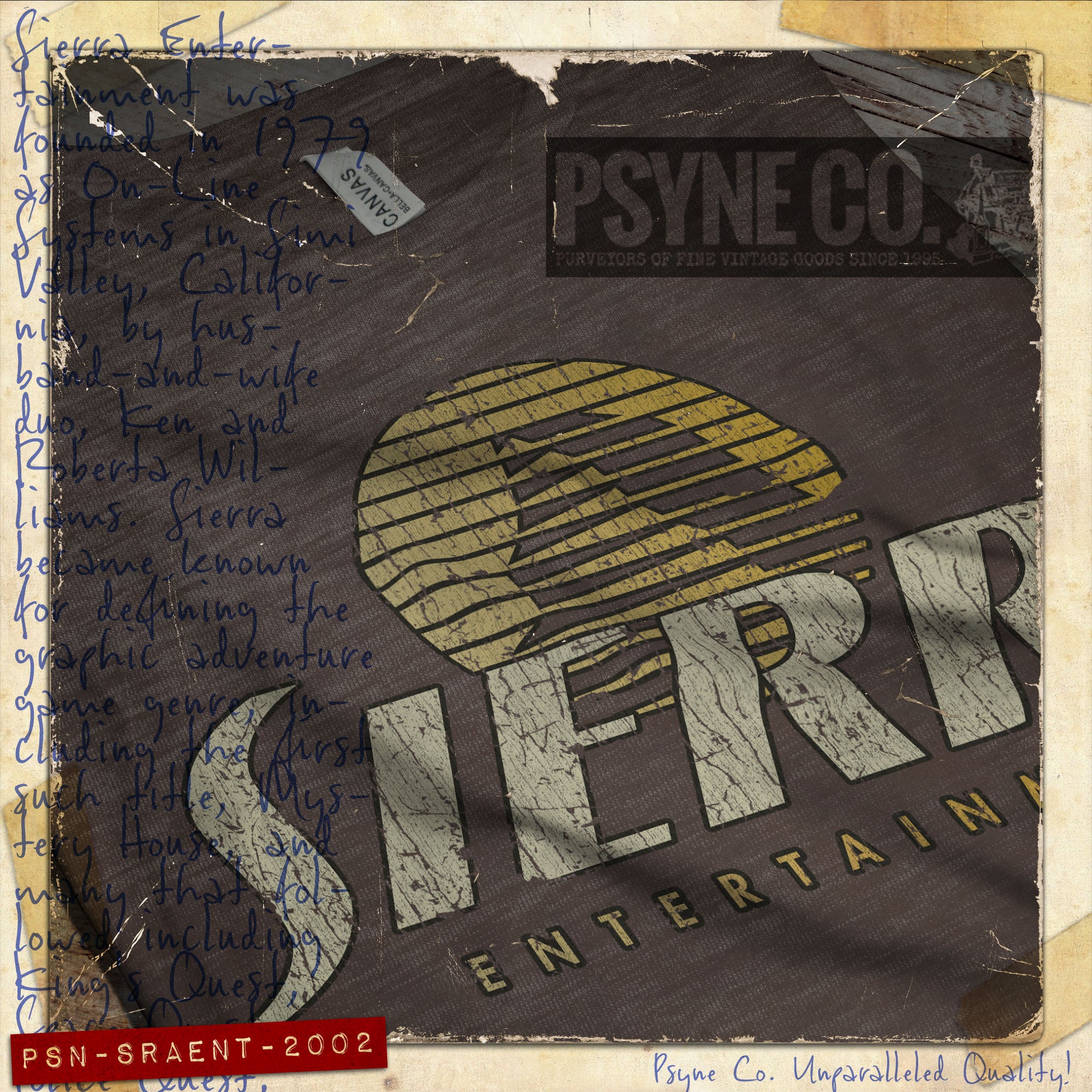 Sierra Entertainment 2002 Vintage Men's T-Shirt