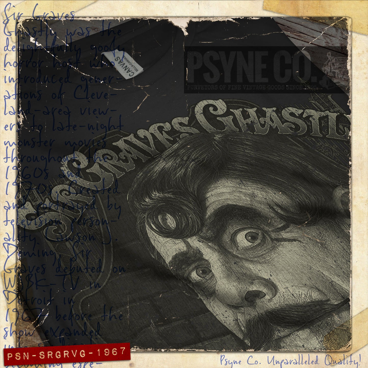 Sir Graves Ghastly 1967 Vintage Men's T-Shirt