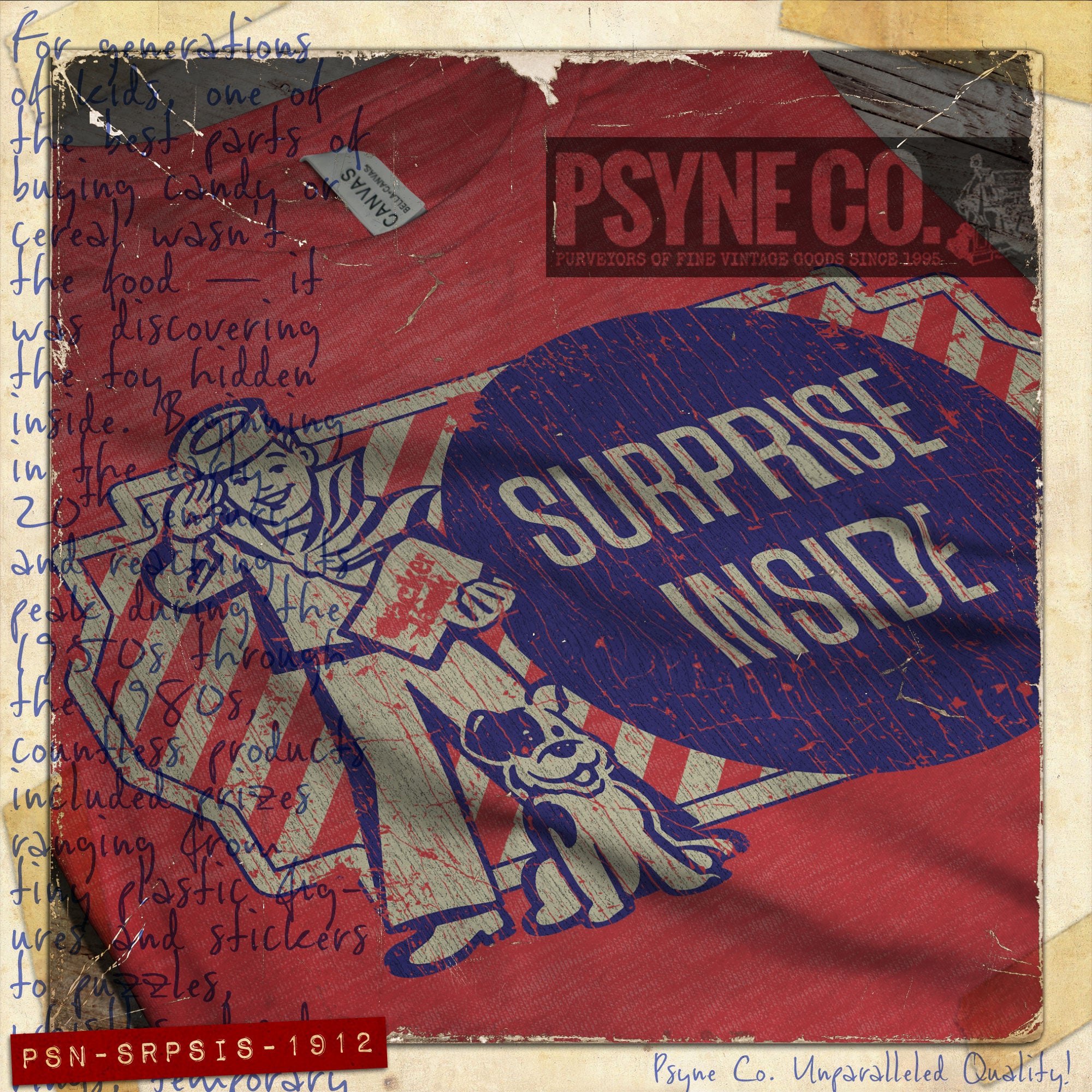 Surprise Inside 1912 Vintage Men's T-Shirt