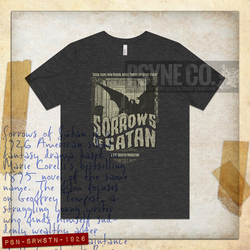 Sorrows of Satan 1926 Vintage Men's T-Shirt