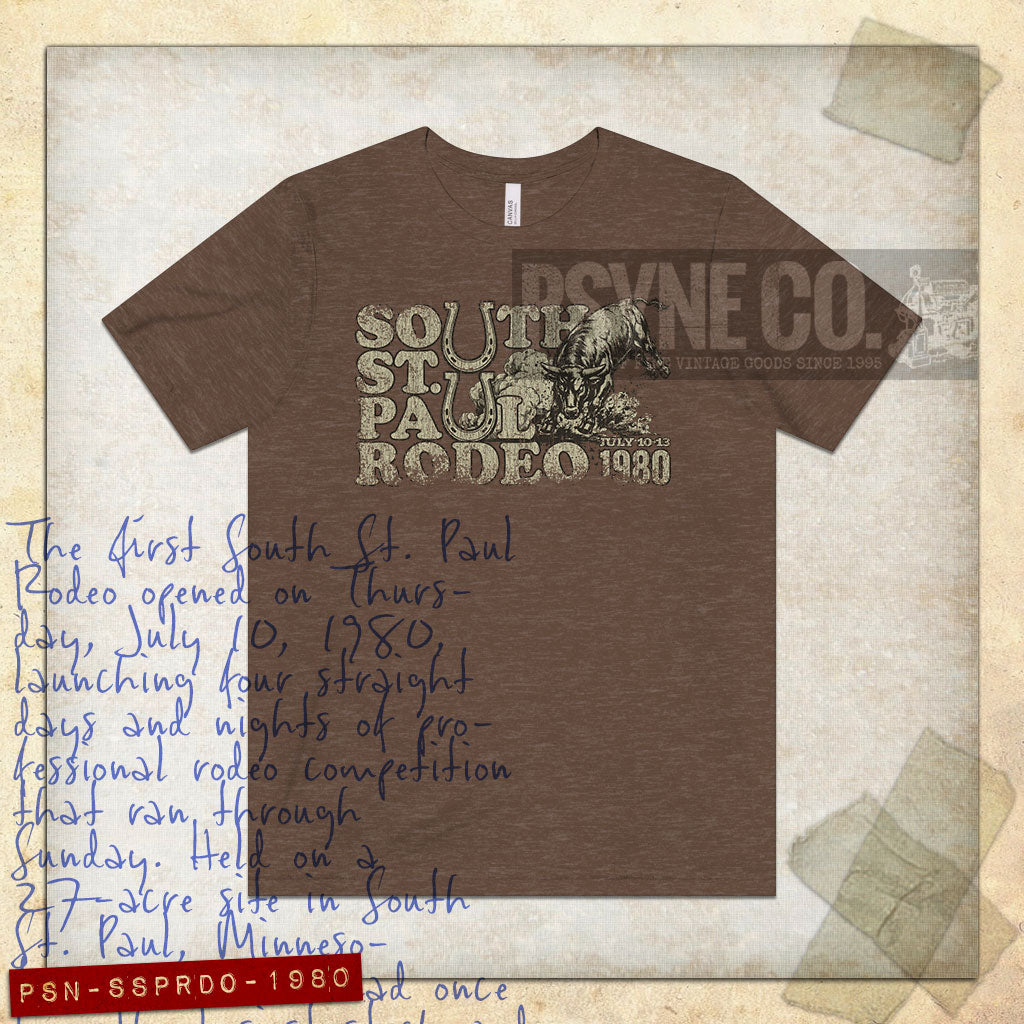 South St. Paul Rodeo 1980 Vintage Men's T-Shirt