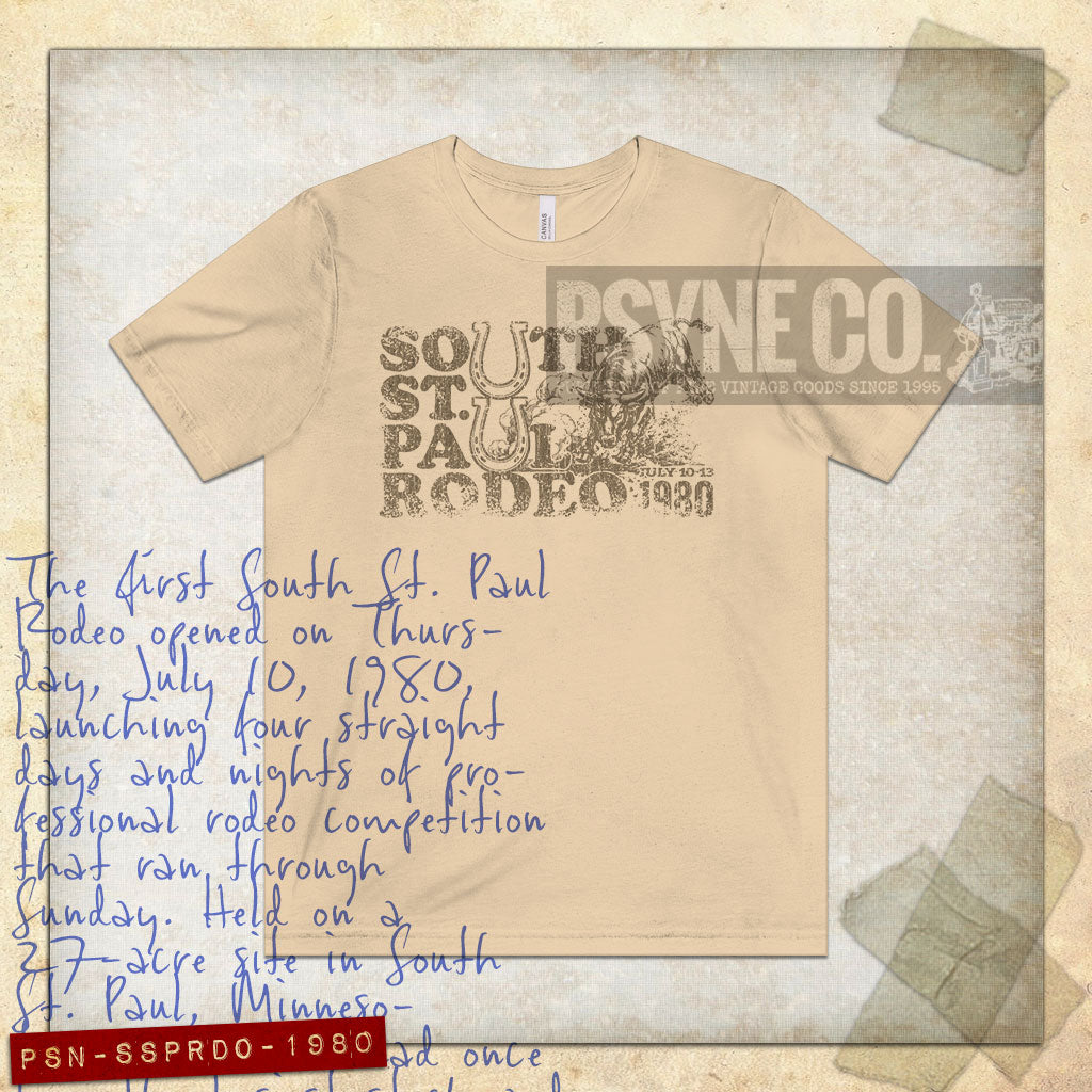 South St. Paul Rodeo 1980 Vintage Men's T-Shirt