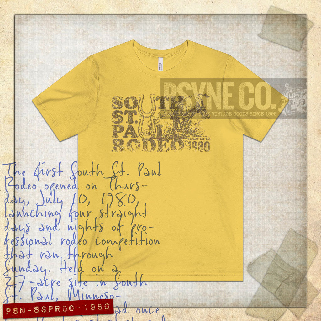 South St. Paul Rodeo 1980 Vintage Men's T-Shirt