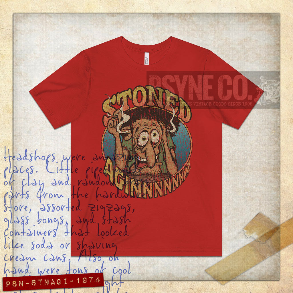 Stoned Aginnnnnnnn! 1974 Vintage Men's T-Shirt