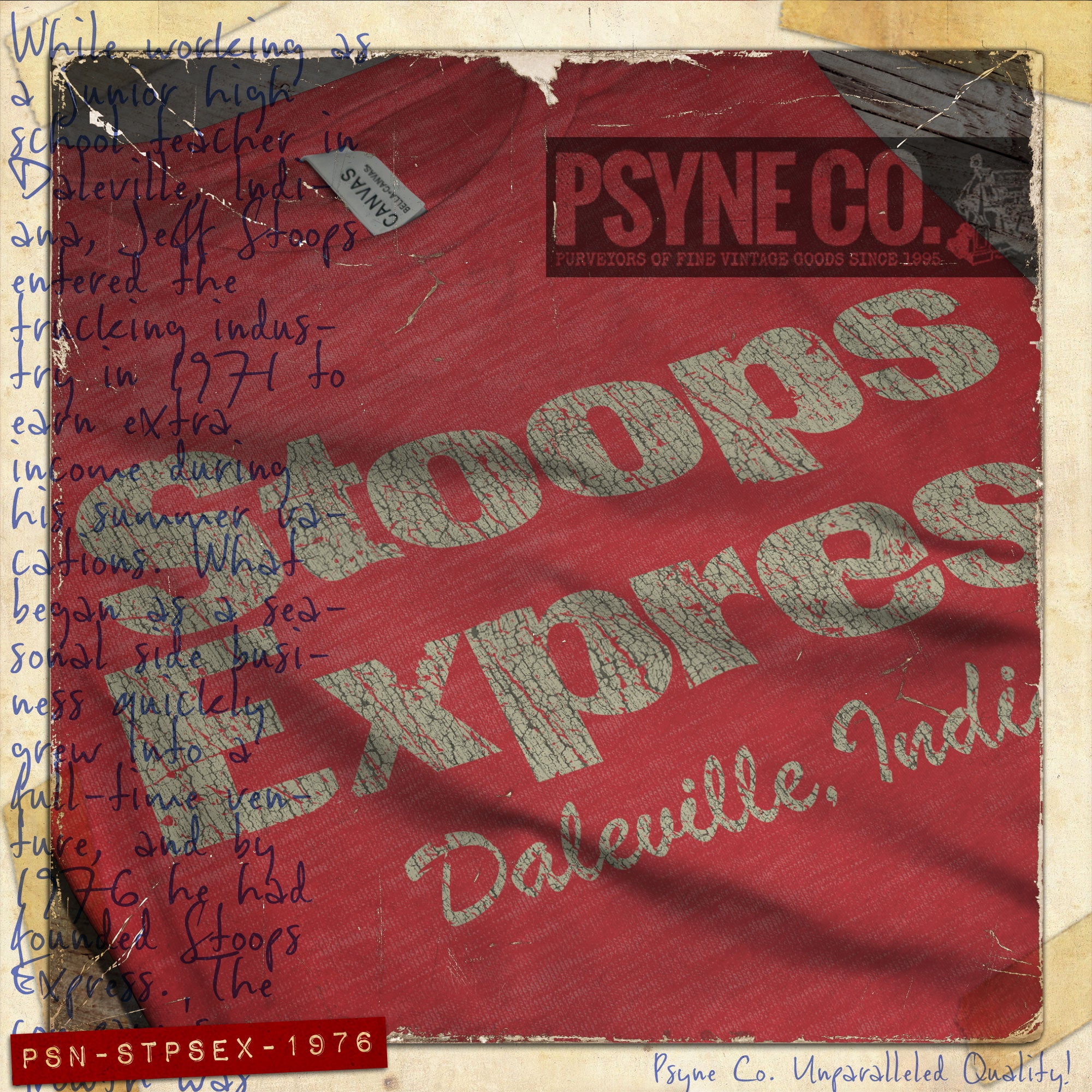 Stoops Express 1976 Vintage Men's T-Shirt