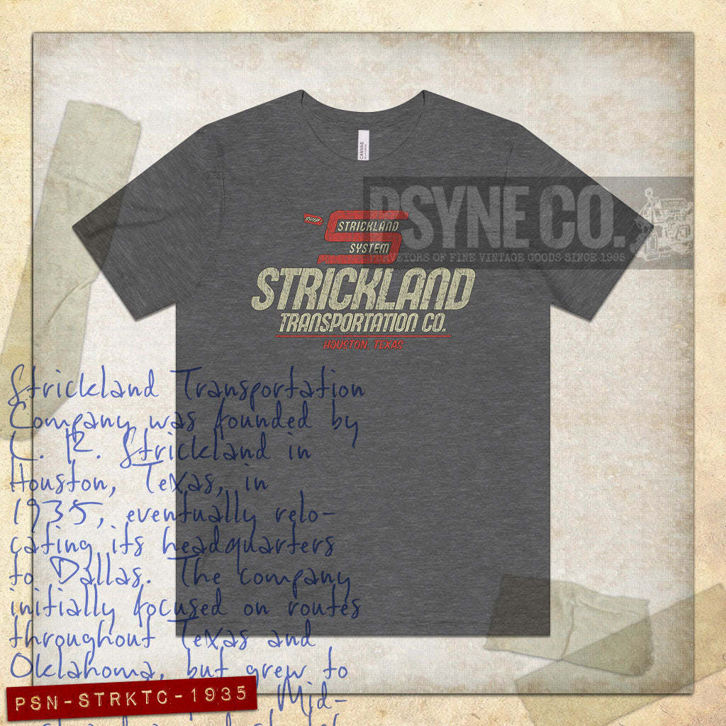 Strickland Transportation Company 1935 Vintage Men's T-Shirt