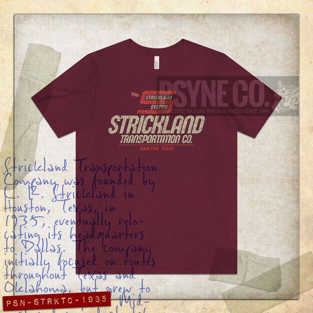 Strickland Transportation Company 1935 Vintage Men's T-Shirt