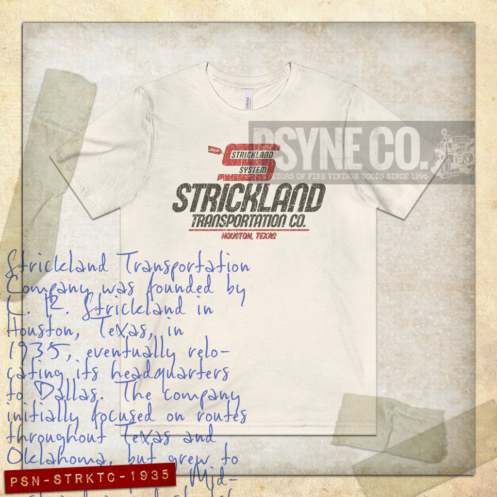 Strickland Transportation Company 1935 Vintage Men's T-Shirt
