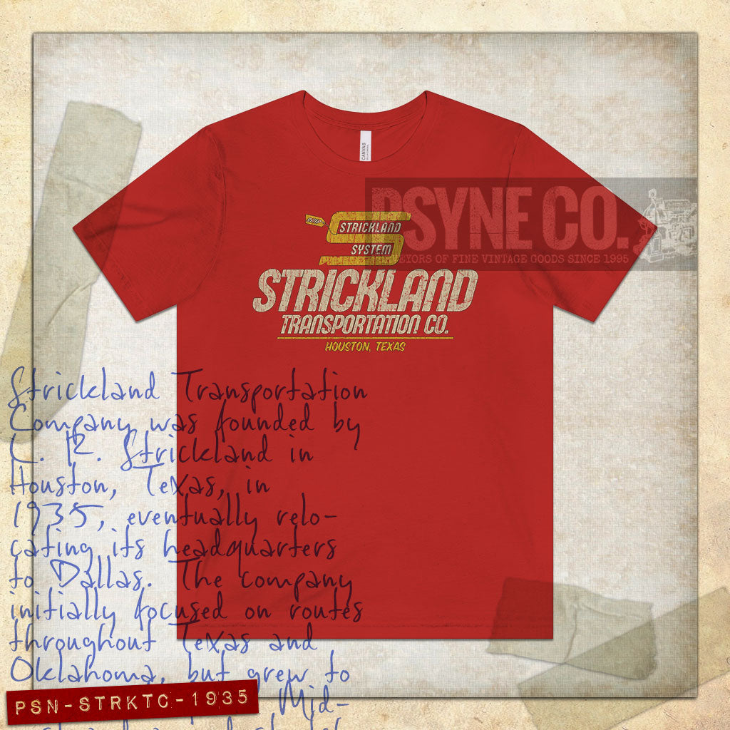 Strickland Transportation Company 1935 Vintage Men's T-Shirt