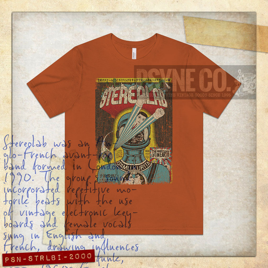Stereolab Isamu Kurita 2000 Vintage Men's T-Shirt