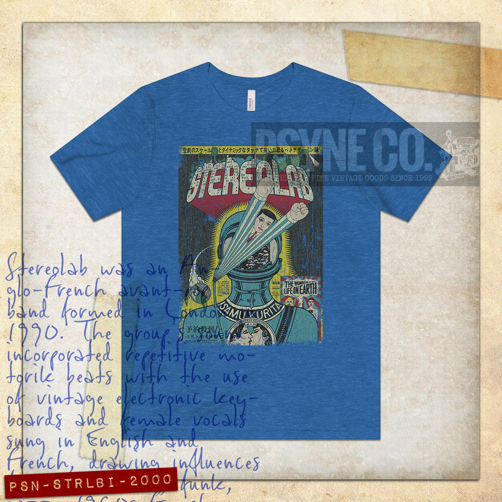 Stereolab Isamu Kurita 2000 Vintage Men's T-Shirt